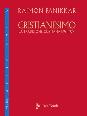 cover image of Cristianesimo. La tradizione cristiana (1961-1977)